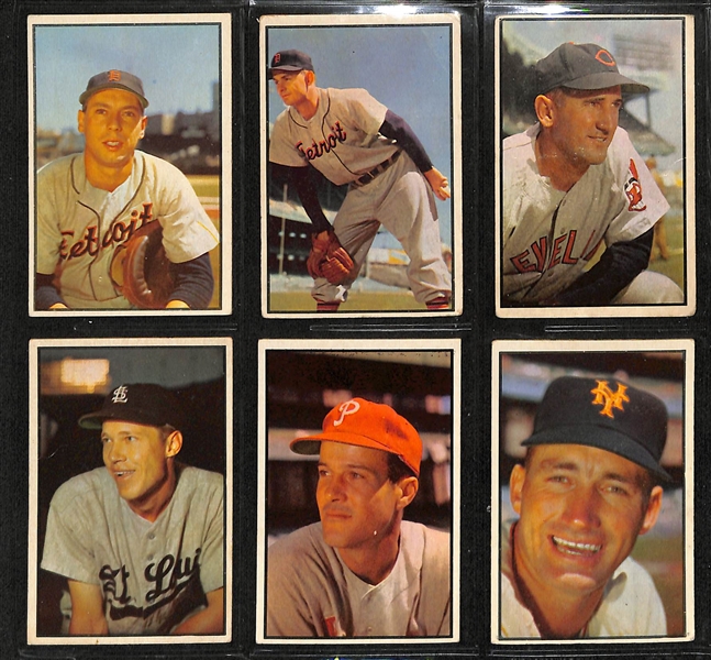 Lot of (100+) 1948-1954 Bowman Baseball Cards w. 1951 Bowman Johnny Mize