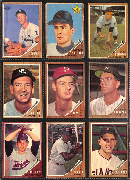 Lot of (250+) 1960-1969 Topps Baseball Cards w. 1960 Stan Musial