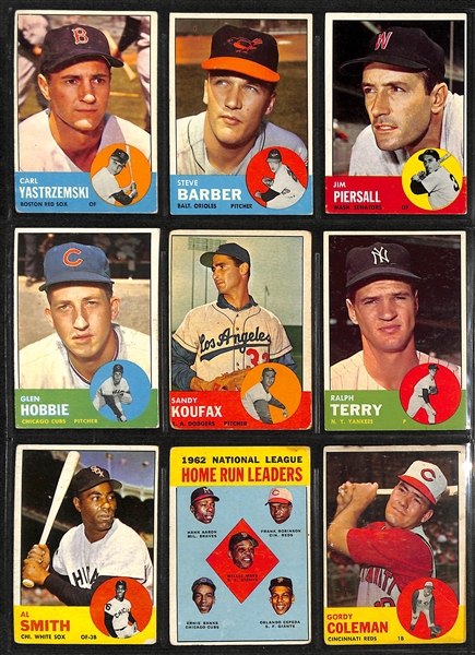 Lot of (250+) 1960-1969 Topps Baseball Cards w. 1960 Stan Musial