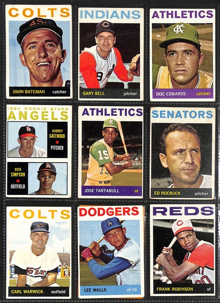 Lot of (250+) 1960-1969 Topps Baseball Cards w. 1960 Stan Musial