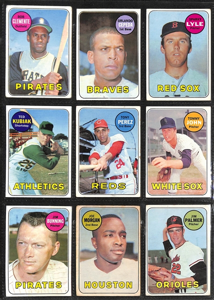 Lot of (250+) 1960-1969 Topps Baseball Cards w. 1960 Stan Musial