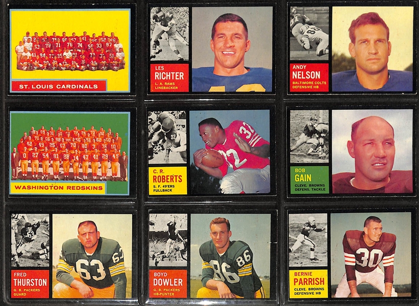 Lot of (90) 1948-1993 Football Cards (Multiple Manufacturers) w. 1948 Bowman Johnny Lujack Rookie Card