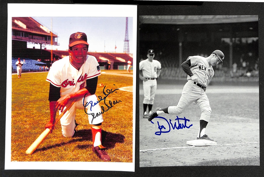 Lot of (15) Signed 8x10 Photos w. Nolan Ryan & Whitey Ford - JSA Auction Letter