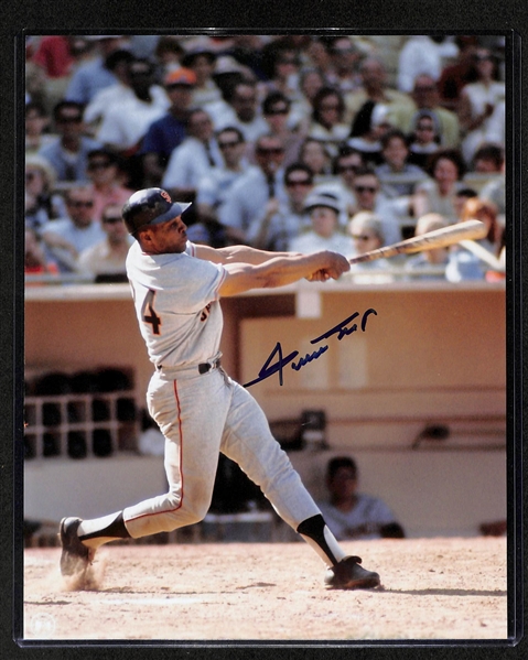Lot of (5) Single & Dual Signed 8x10 Photos w. Willie Mays - JSA Auction Letter