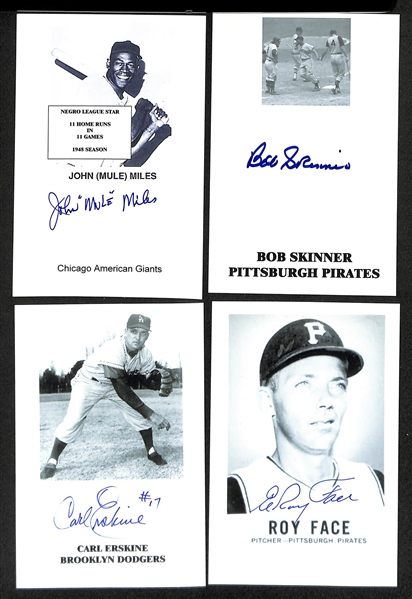 Lot of (24) Signed Baseball Photo Cards w. Stan Musial (JSA COA) & Ken Boyer (PSA/DNA) - JSA Auction Letter