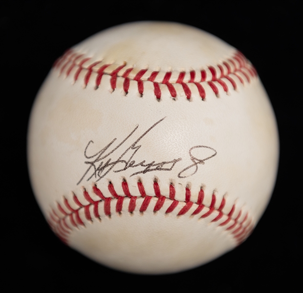 Lot of (2) Autographed Baseballs w. HOFer Ken Griffey Jr. & Bo Jackson - JSA Auction Letter