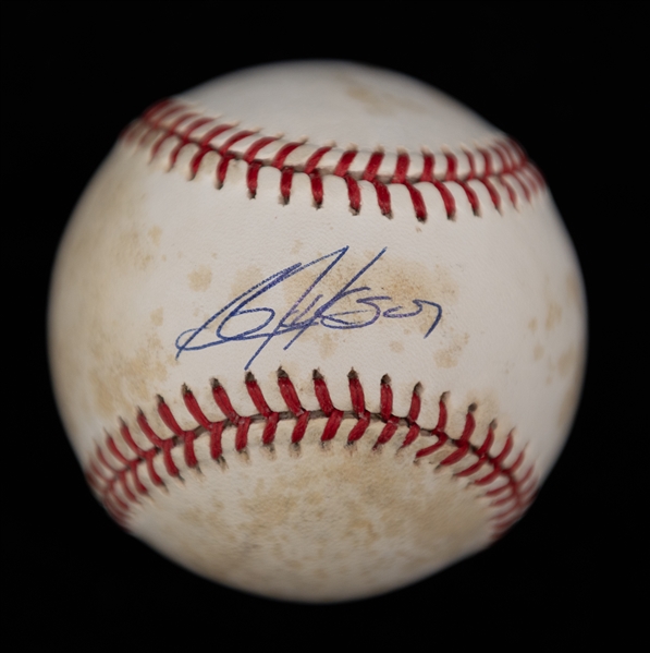 Lot of (2) Autographed Baseballs w. HOFer Ken Griffey Jr. & Bo Jackson - JSA Auction Letter