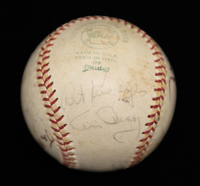 Lot of (2) Autographed Baseballs (Dodgers & 1973 Angels) w. Walt Alston - JSA Auction Letter