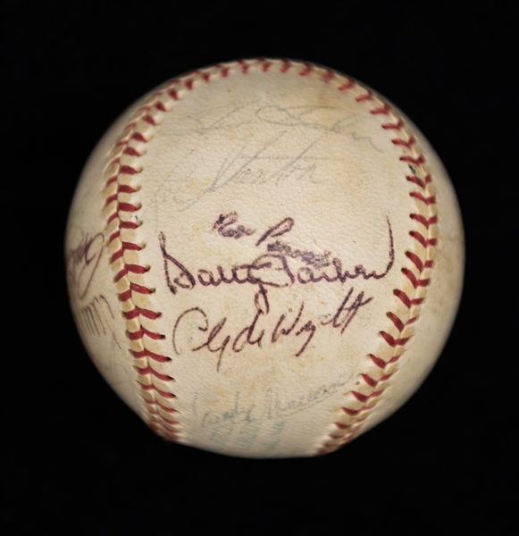 Lot of (2) Autographed Baseballs (Dodgers & 1973 Angels) w. Walt Alston - JSA Auction Letter