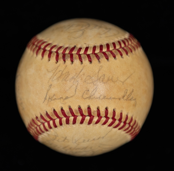 Lot of (2) Autographed Baseballs (Dodgers & 1973 Angels) w. Walt Alston - JSA Auction Letter