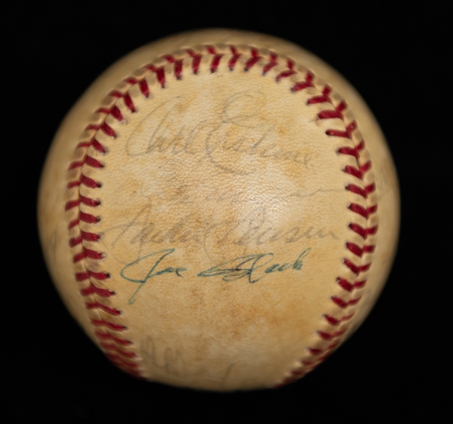 Lot of (2) Autographed Baseballs (Dodgers & 1973 Angels) w. Walt Alston - JSA Auction Letter