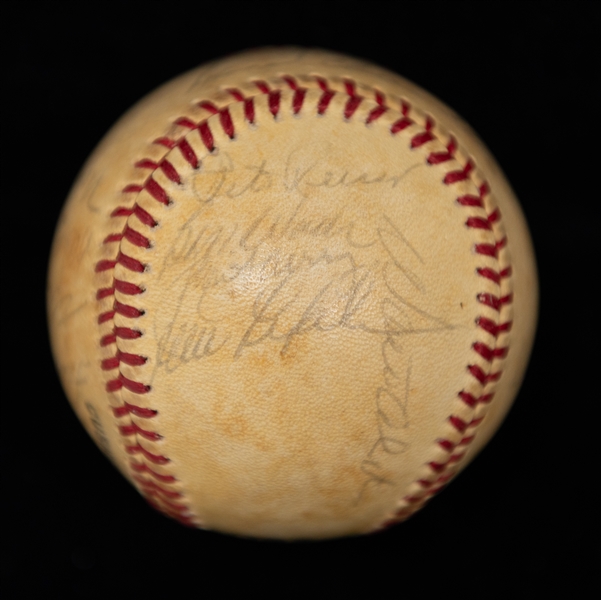 Lot of (2) Autographed Baseballs (Dodgers & 1973 Angels) w. Walt Alston - JSA Auction Letter