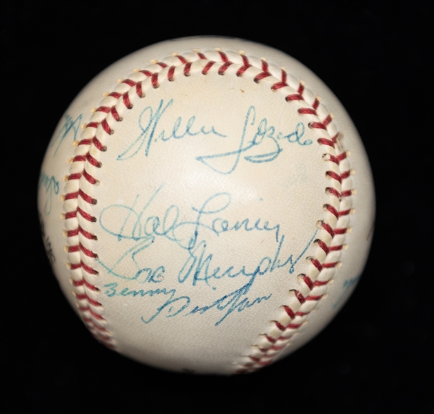 Lot of (3) Multi-Signed Baseballs w. 1950s Giants Ball & HOFers Monte Irving, Ralph Kiner & Willie Stargell - JSA Auction Letter