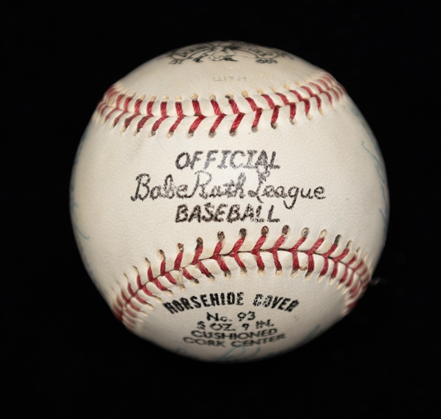 Lot of (3) Multi-Signed Baseballs w. 1950s Giants Ball & HOFers Monte Irving, Ralph Kiner & Willie Stargell - JSA Auction Letter