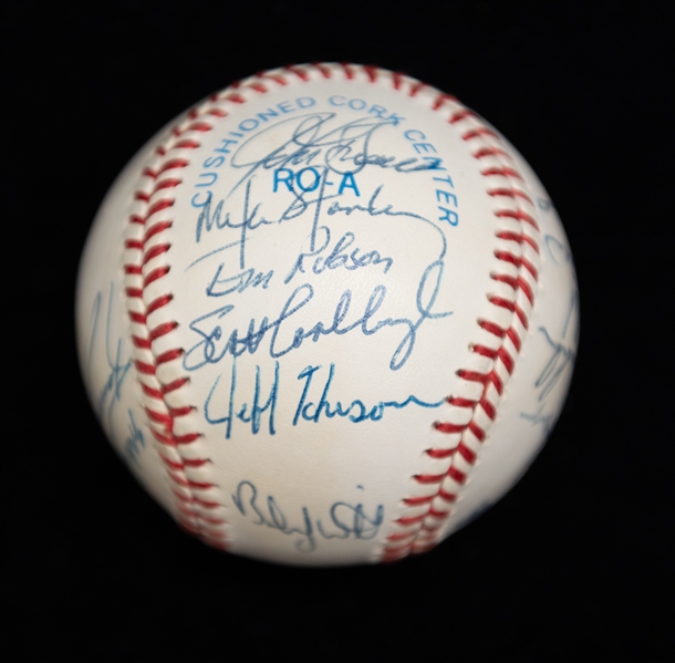 Lot of (3) Multi-Signed Baseballs w. 1950s Giants Ball & HOFers Monte Irving, Ralph Kiner & Willie Stargell - JSA Auction Letter