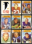 1966 Philadelphia Football Complete Set of 198 Cards w. Gale Sayers Rookie Card & Jim Brown