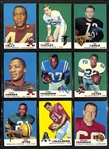 1969 Topps Football Complete Set of 263 Cards w. Larry Csonka & Brian Piccolo Rookie Cards