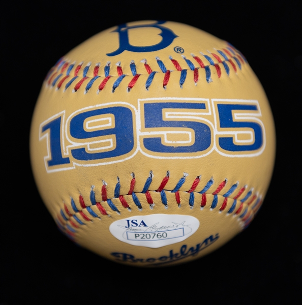 Lot of (2) Hall of Fame Signed Baseballs- Duke Snider (Signed on Duke Snider Commemorative Ball), Phil Rizzuto - JSA COA