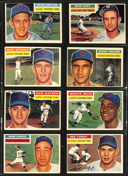  Lot of (22) 1955 Topps & (50) 1956 Topps Baseball Cards w. 1956 Topps Luis Aparicio Rookie Card