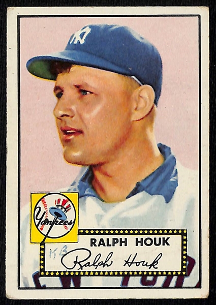  Lot of (28) 1952 Topps Baseball Cards w. Ralph Houk Rookie & (1) 1933 Goudey Eddie Farrell 