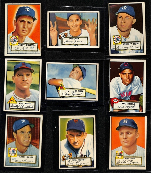  Lot of (28) 1952 Topps Baseball Cards w. Ralph Houk Rookie & (1) 1933 Goudey Eddie Farrell 