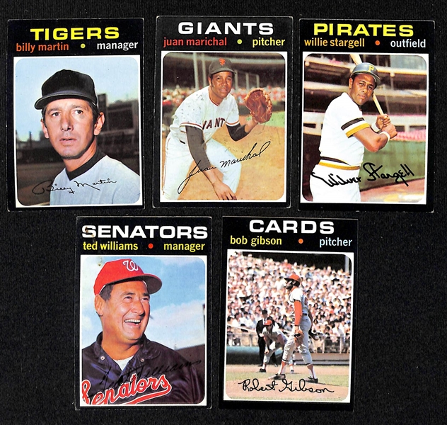  Lot of (400+) 1971 Topps Baseball Cards w. Thurman Munson & Nolan Ryan