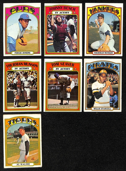   Lot of (300+) 1972 Topps Baseball Cards w. Nolan Ryan