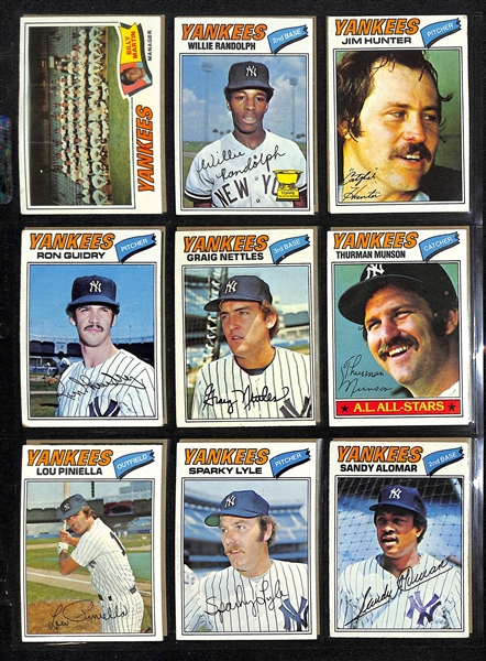    Lot of (600+) 1977 Topps Baseball Cards w. Andre Dawson Rookie Card