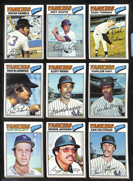    Lot of (600+) 1977 Topps Baseball Cards w. Andre Dawson Rookie Card