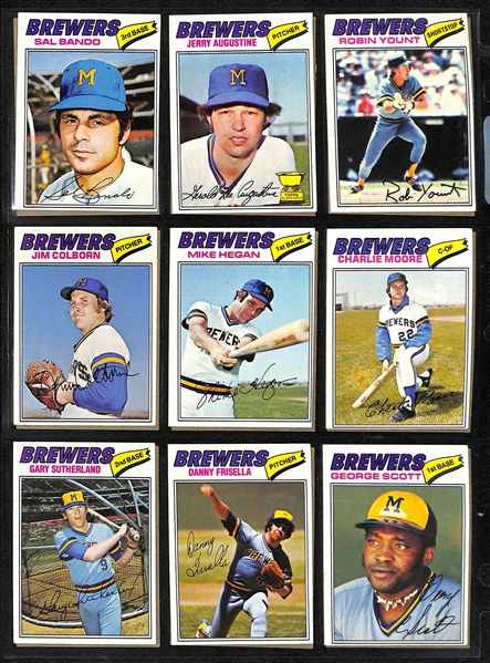    Lot of (600+) 1977 Topps Baseball Cards w. Andre Dawson Rookie Card