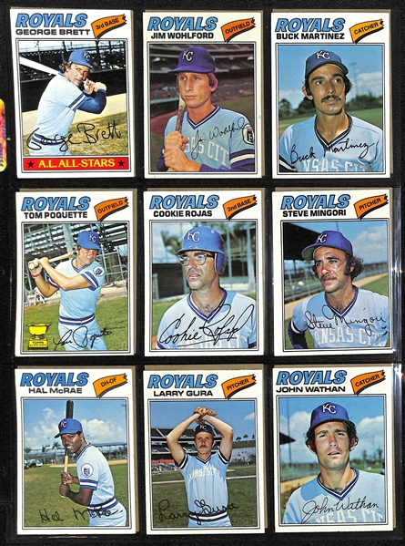    Lot of (600+) 1977 Topps Baseball Cards w. Andre Dawson Rookie Card