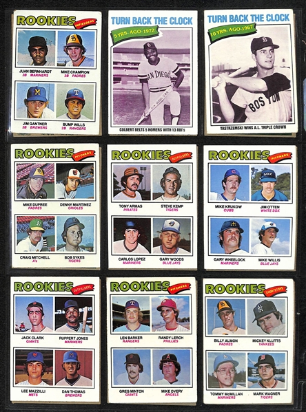    Lot of (600+) 1977 Topps Baseball Cards w. Andre Dawson Rookie Card