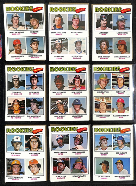    Lot of (600+) 1977 Topps Baseball Cards w. Andre Dawson Rookie Card