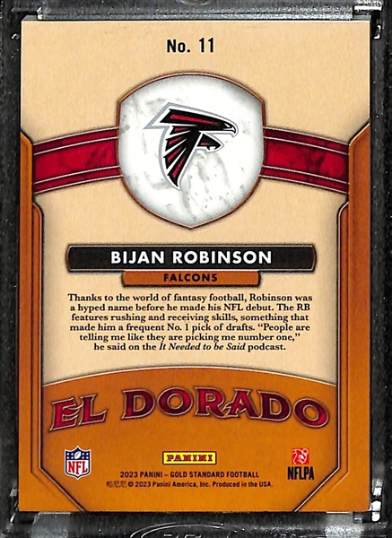 2023 Gold Standard Bijan Robinson El Dorado Rookie (CASE HIT) (#/24)