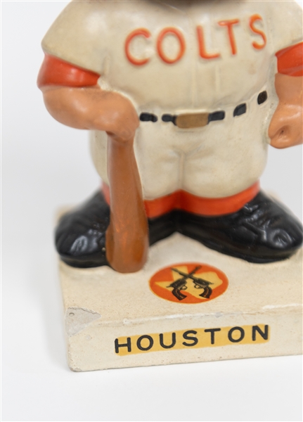 Early 1960s Houston Colt 45s Bobblehead w. Original Box