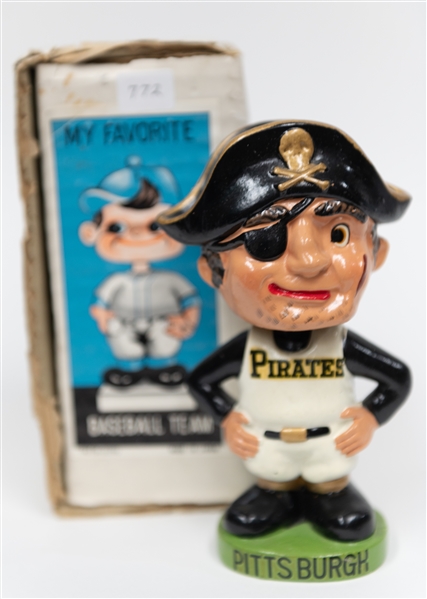 1962 Pittsburgh Pirates Bobblehead w. Original Box