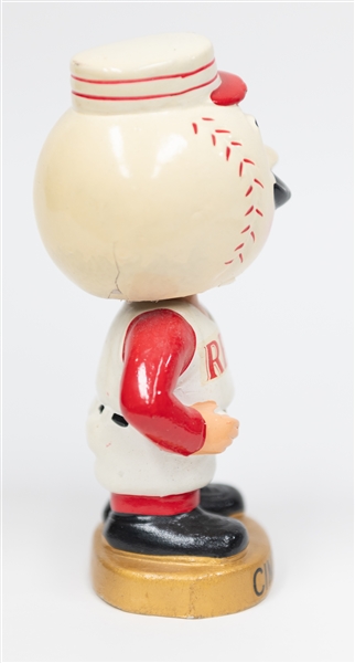 1960s Cincinnati Reds Bobblehead w. Gold Circle Base