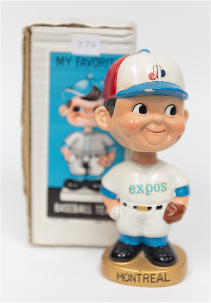 1969-1971 Montreal Expos Bobblehead with Original Box