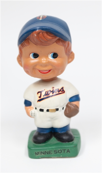 1960s Minnesota Twins Bobblehead with Original Box