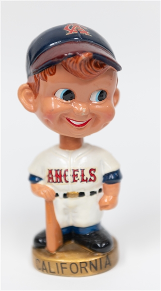 1960s California Angels Bobblehead with Original Box