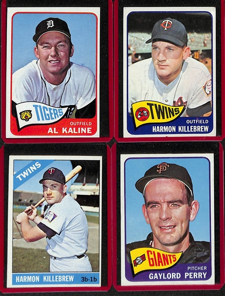 Lot of (200) 1960-1975 Topps w. 1965 Kaline & 1965 Killebrew