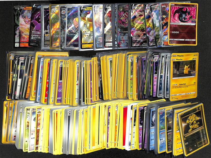 Lot of Over (275) Modern Pokemon Cards inc. Mostly Ultra Rares, Holos, and Reverse Holos