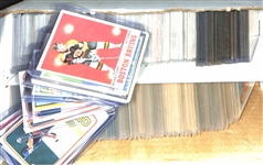 Lot of (800) plus 1970 through 2010 Hockey Cards w. 1970 Topps Bobby Orr