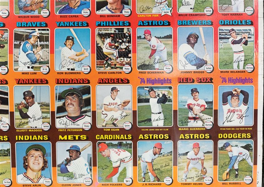 Lot of (3) Uncut Sheets - 1975 Topps Baseball (w. Mike Schmidt), 1977 Hostess Baseball (w. Pete Rose), & 1983 TCMA Yankees