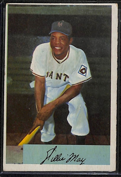 1954 Bowman Willie Mays #89 Card