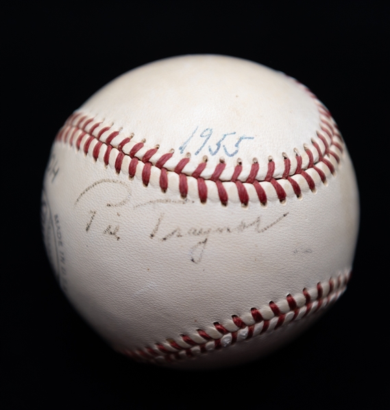 RARE Pie Traynor (Pirates Legendary HOFer) Single-Signed Spalding Baseball - Full JSA Letter of Authenticity