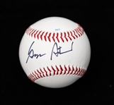 George Steinbrenner Signed Official Eastern League Rawlings Baseball - JSA Auction Letter