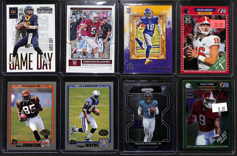 Lot Detail - Lot of Approx (200) Football Rookie Cards inc. Jared Goff ...
