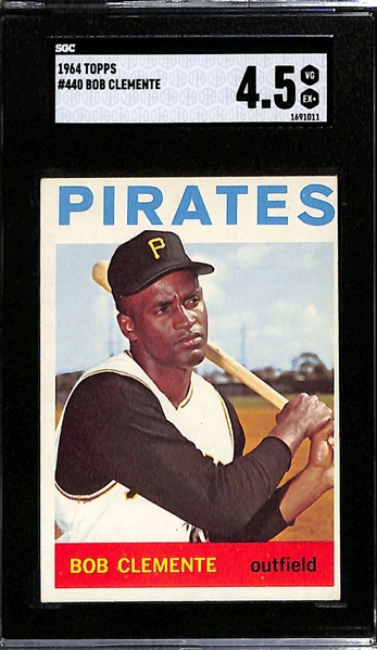 1964 Topps Roberto Clemente #440 Graded SGC 4.5