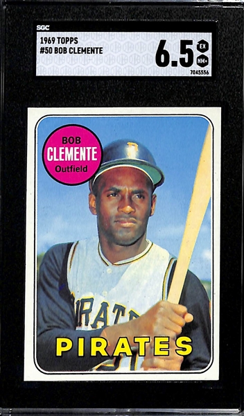 1969 Topps Roberto Clemente #50 Graded SGC 6.5